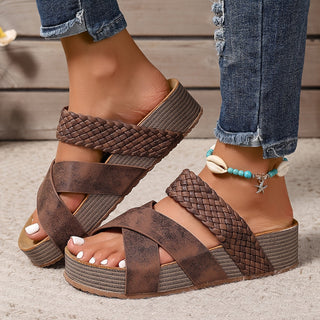 Jada Ledersandalen