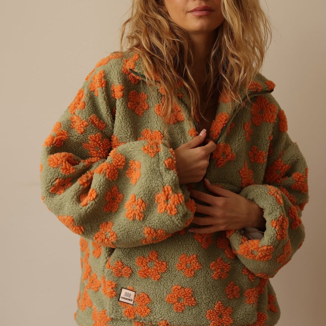 Daisy Fleece Pullover