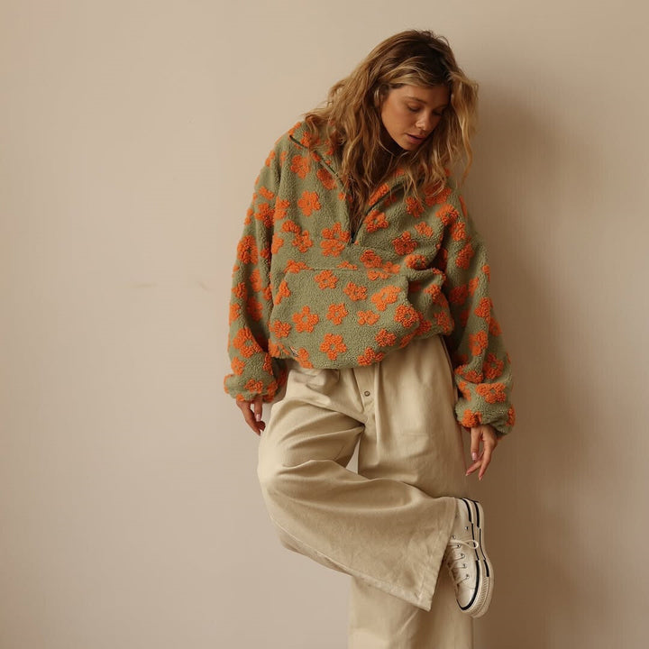 Daisy Fleece Pullover