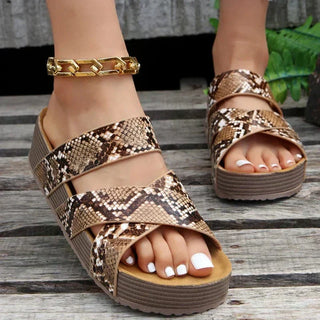Jada Ledersandalen